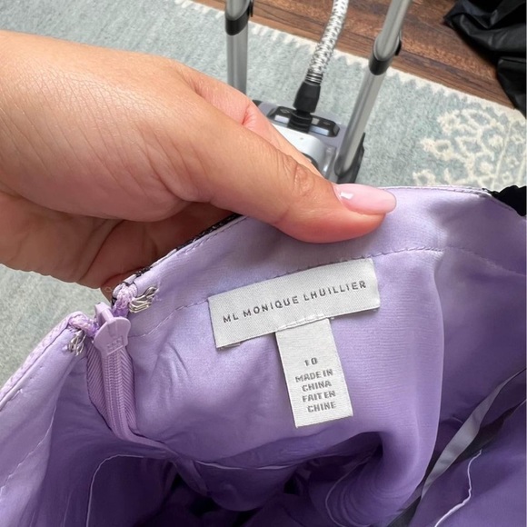 Lilac midi Monique Lhuillier midi dress brand new with tags - Picture 5 of 5
